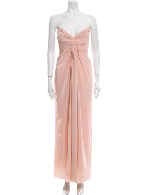 Zimmermann Silk Long Dress Pink