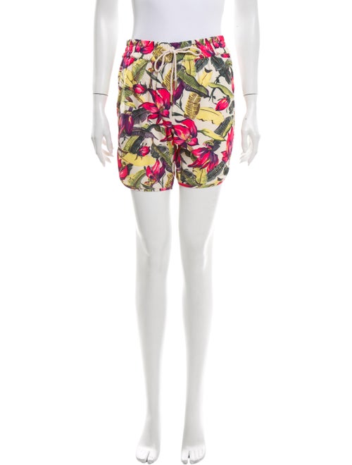 Zimmermann Floral Print Mini Shorts