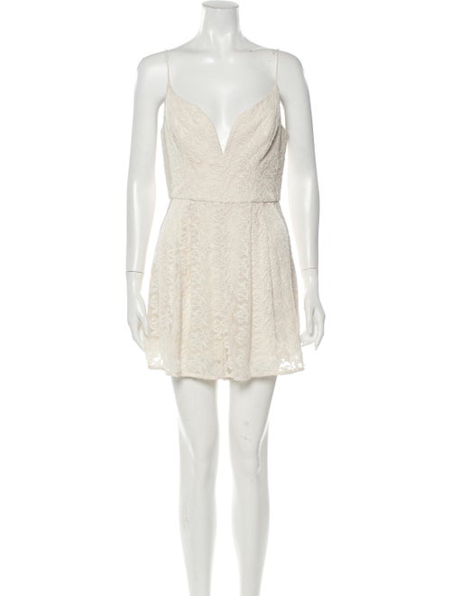 Zimmermann Printed V-Neck Romper