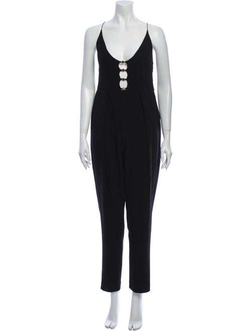 Zimmermann Scoop Neck Jumpsuit Black