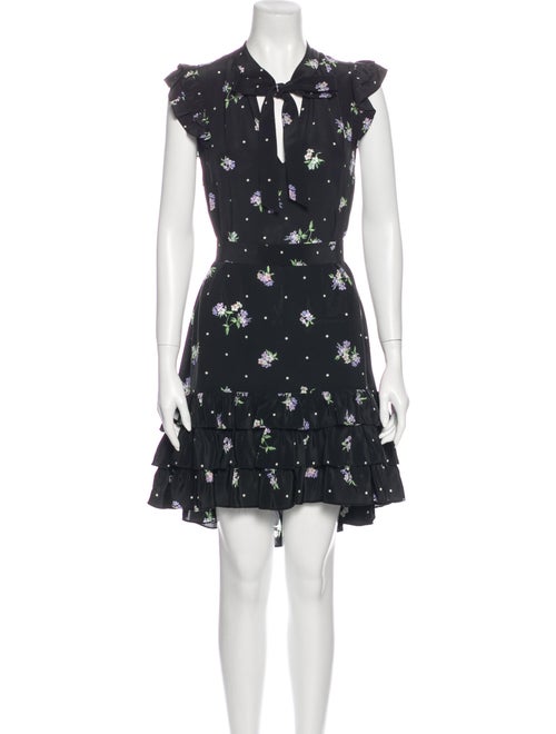 Zimmermann Silk Mini Dress Black