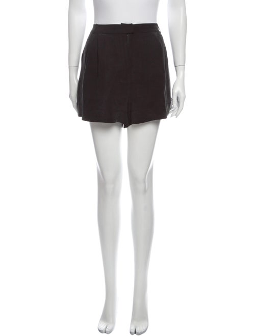 Zimmermann Silk Mini Shorts Grey