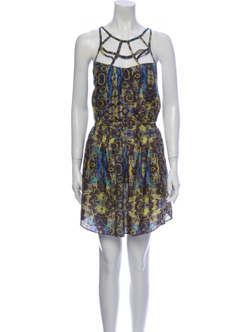 Zimmermann Silk Mini Dress Green