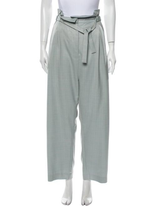 Zimmermann Striped Wide Leg Pants Blue