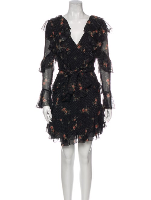 Zimmermann Silk Mini Dress Black