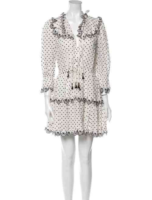 Zimmermann Linen Mini Dress White