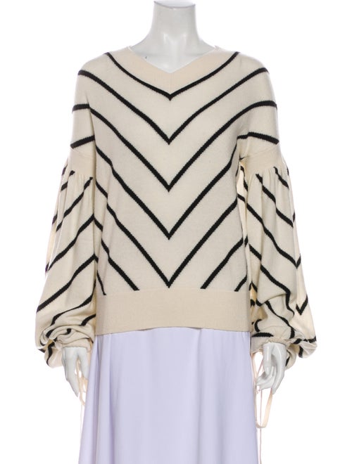 Zimmermann Wool Striped Sweater Wool