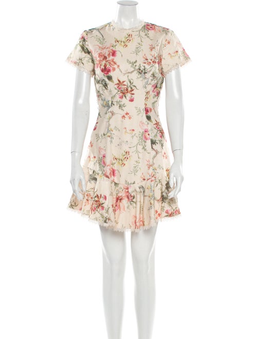 Zimmermann Floral Print Mini Dress