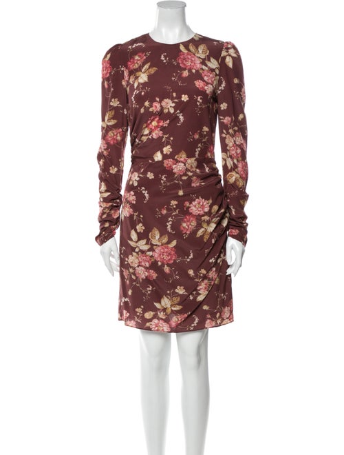 Zimmermann Silk Mini Dress Red