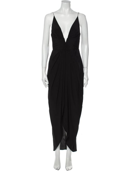 Zimmermann Silk Long Dress Black
