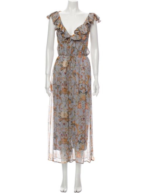 Zimmermann Silk Printed Jumpsuit