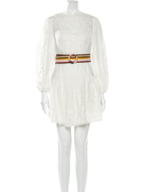 Zimmermann Lace Pattern Mini Dress