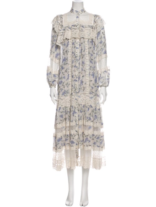 Zimmermann Floral Print Long Dress