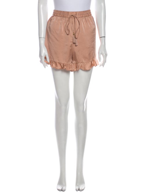 Zimmermann Silk Mini Shorts Pink