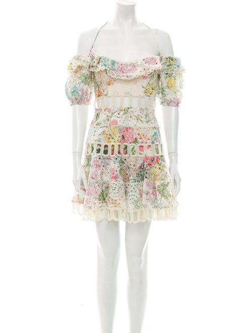 Zimmermann Floral Print Mini Dress