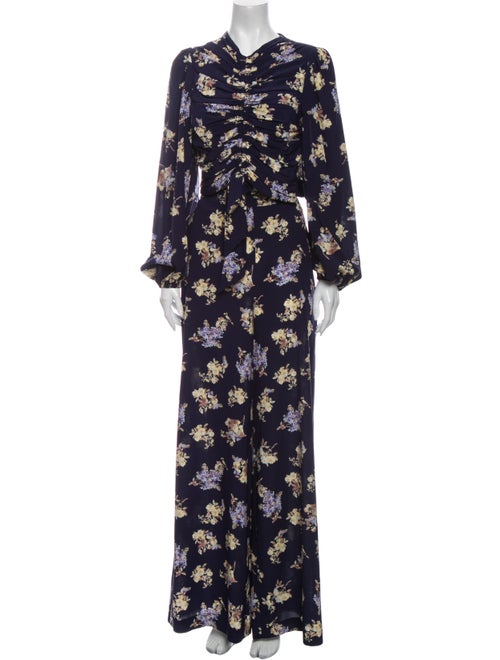 Zimmermann Silk Floral Print Pant Set