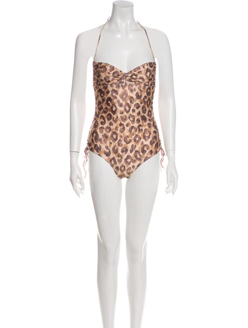 Zimmermann Animal Print One-Piece w/ Tags