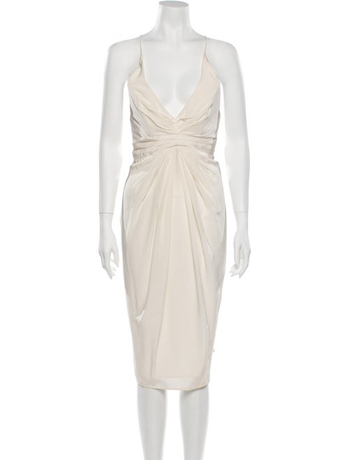 Zimmermann Silk Midi Length Dress White