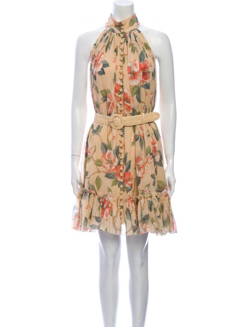 Zimmermann Floral Print Mini Dress