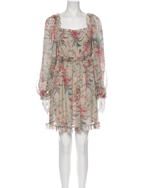 Zimmermann Bayou Flare Short Mini Dress