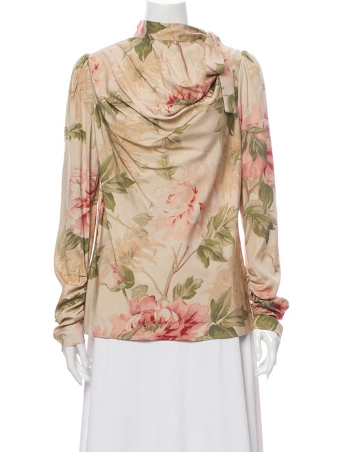 Zimmermann Silk Floral Print Blouse