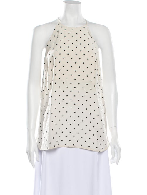 Zimmermann Silk Polka Dot Print Top
