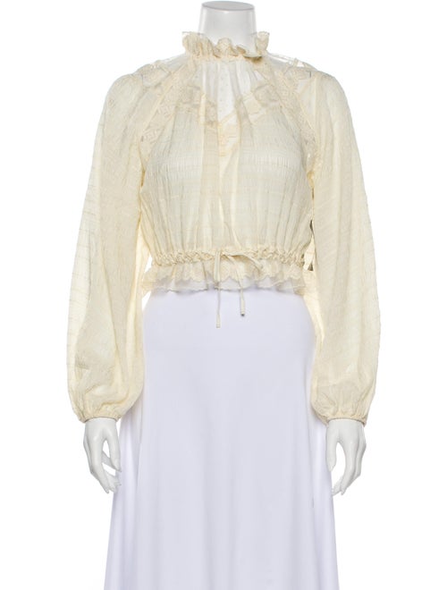 Zimmermann Sabotage Silk Crop Top w/ Tags