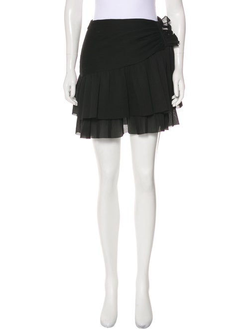 Zimmermann Pleated Accents Mini Skirt w/ Tags Blac