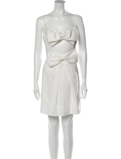 Zimmermann Linen Mini Dress White
