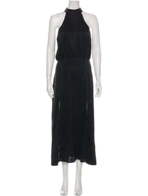 Zimmermann Silk Long Dress Black