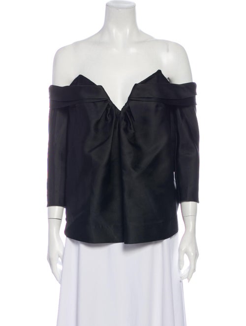 Zimmermann Off-The-Shoulder Three-Quarter Sleeve B
