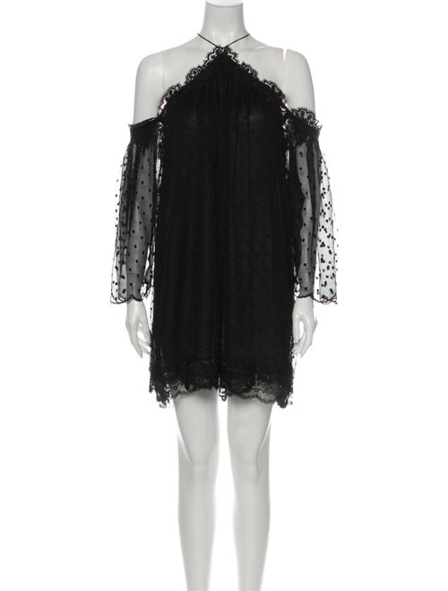 Zimmermann Silk Mini Dress Black