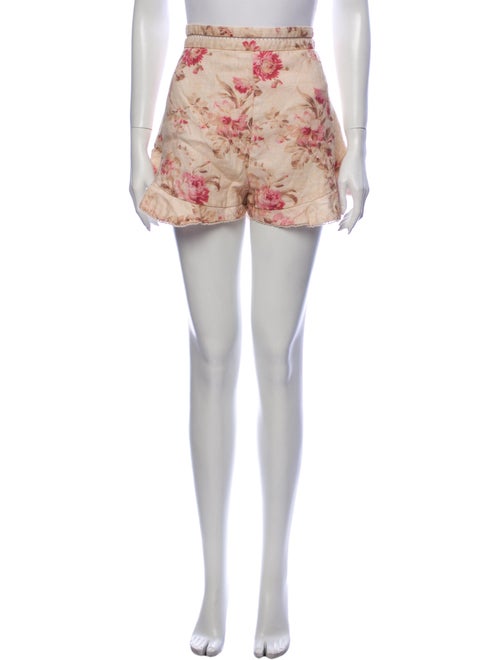 Zimmermann Linen Mini Shorts