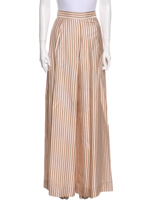 Zimmermann Striped Wide Leg Pants Pink