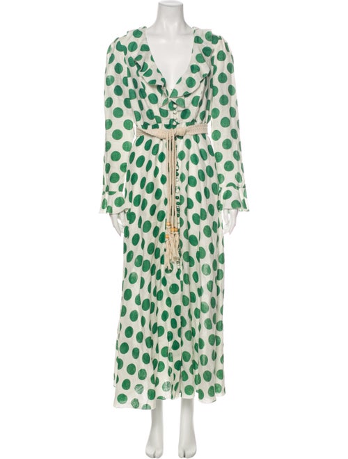 Zimmermann Linen Long Dress White