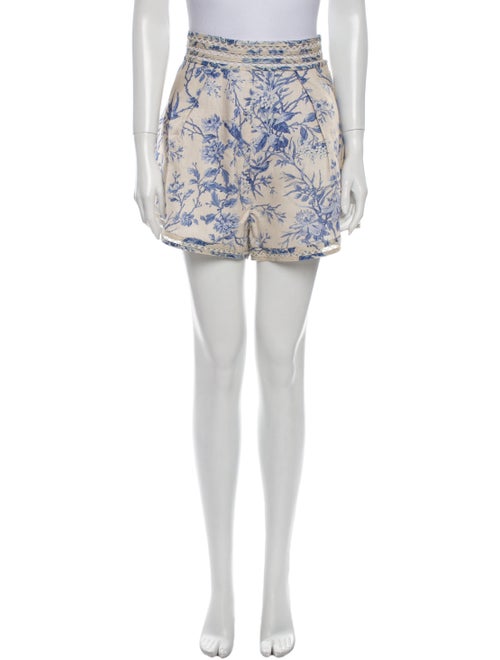 Zimmermann Linen Mini Shorts