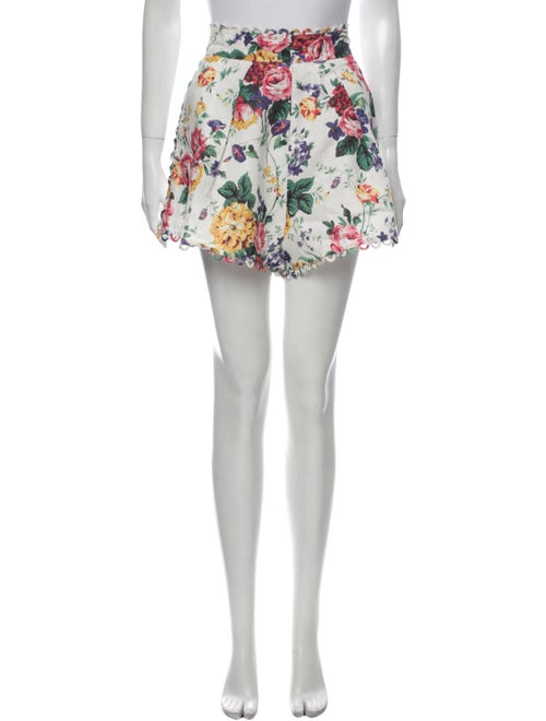 Zimmermann Linen Mini Shorts