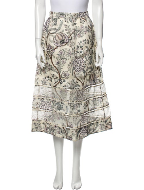 Zimmermann Silk Midi Length Skirt