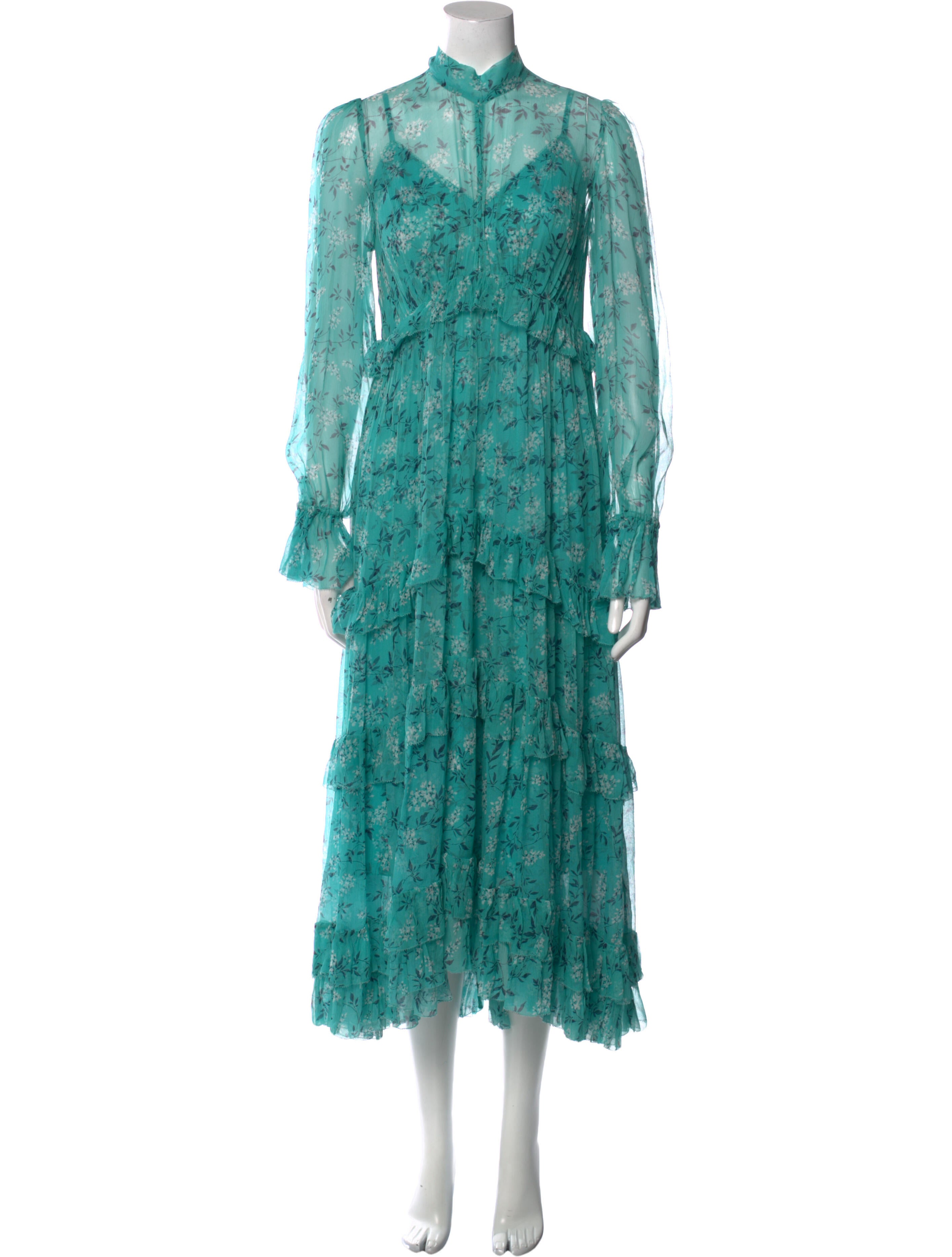 zimmermann turquoise dress