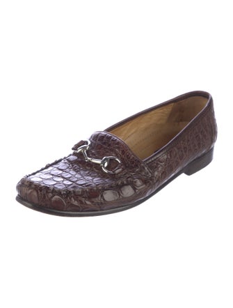 Zelli Crocodile Loafers