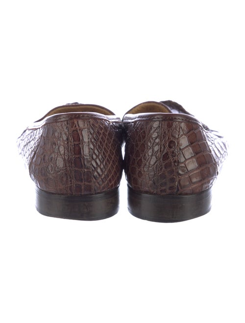 Zelli Crocodile Loafers