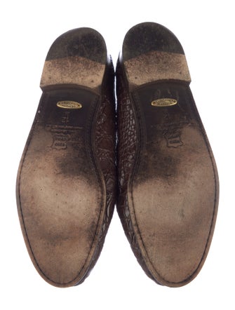 Zelli Crocodile Loafers