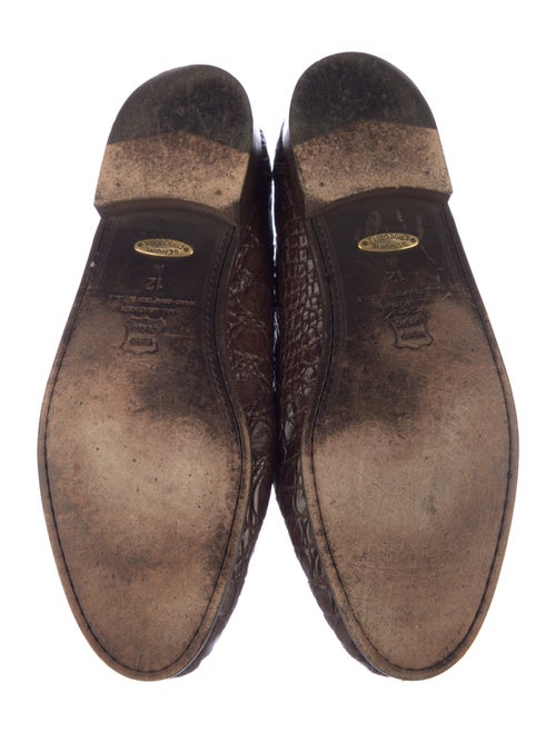 Zelli Crocodile Loafers