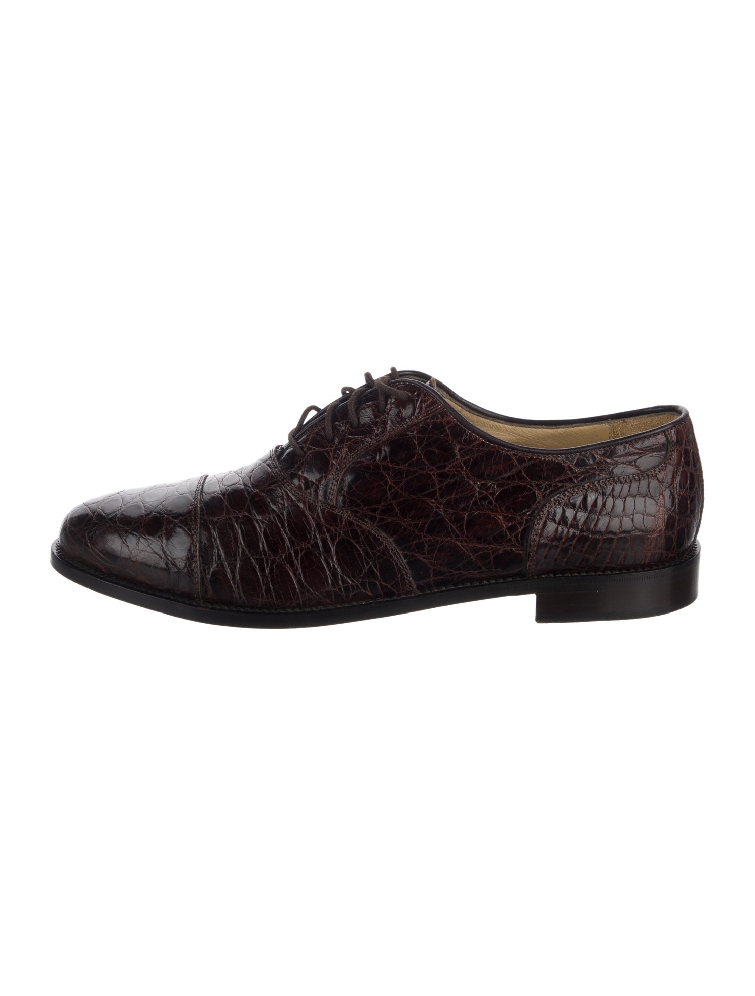 Zelli Crocodile Oxfords