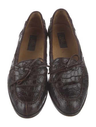 Zelli Crocodile Loafers