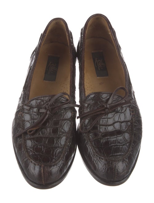 Zelli Crocodile Loafers