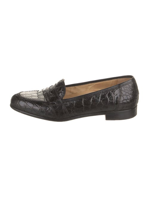 Zelli Crocodile Loafers