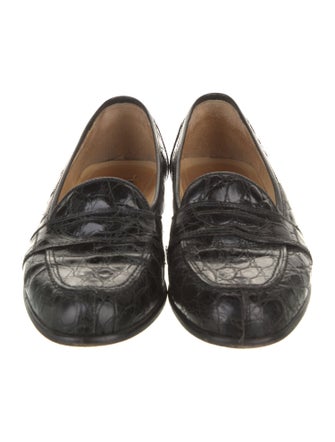 Zelli Crocodile Loafers