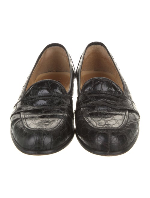 Zelli Crocodile Loafers