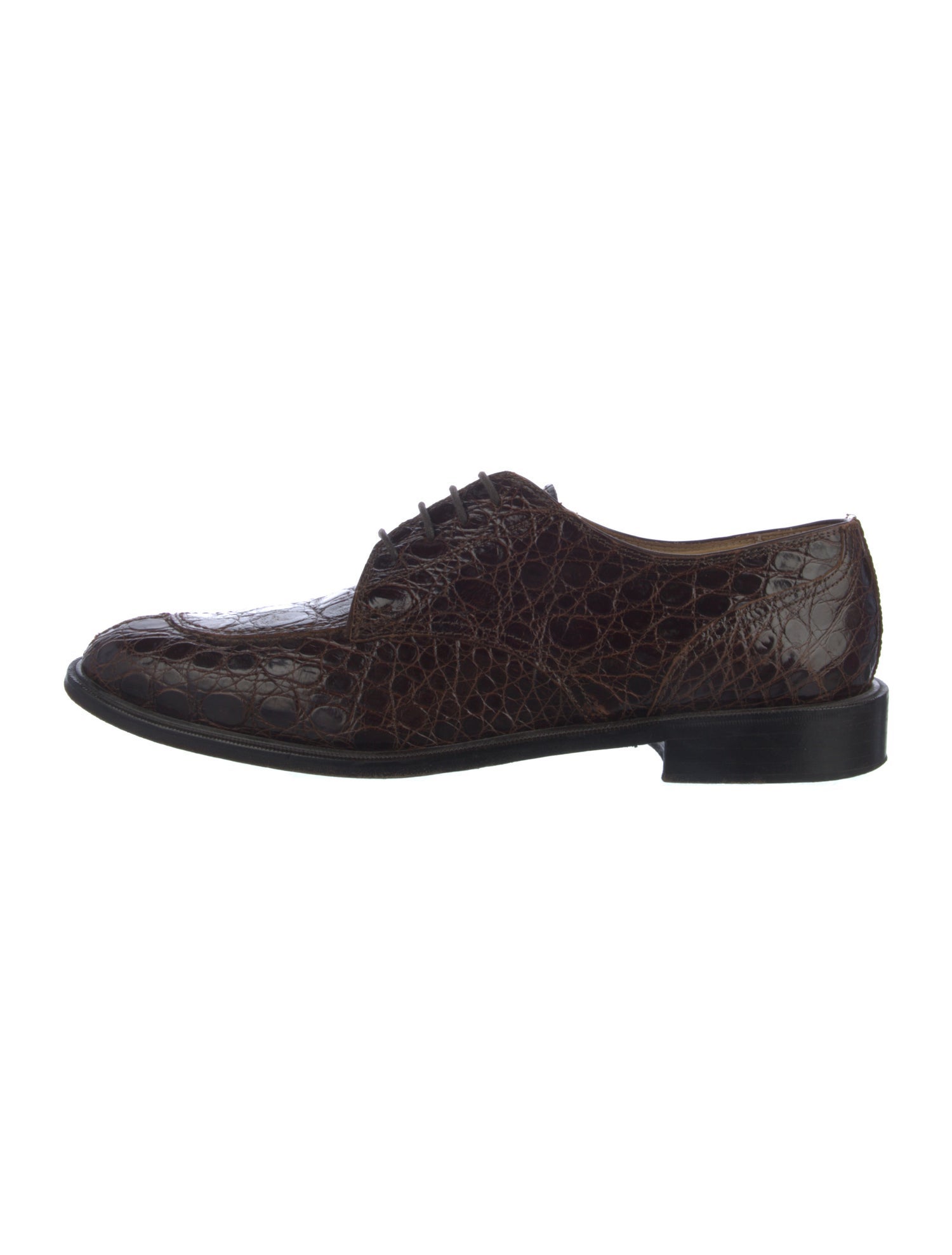 Zelli Crocodile Derby Shoes